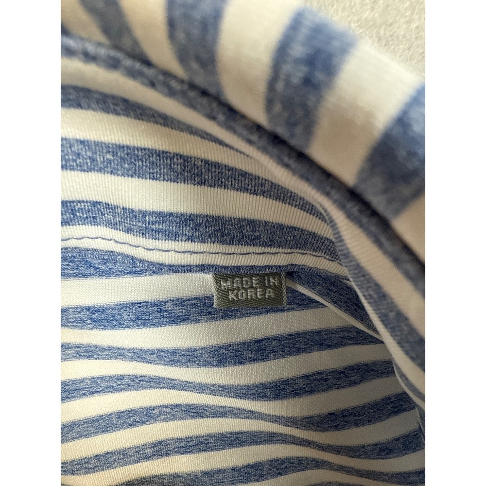 Fennec Golf Polo Shirt Striped Country Club Logo Short Sleeve XL Nautical Sail - Picture 5 of 10